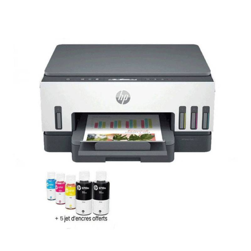 Imprimante HP Smart Tank 720 à Réservoir Intégré Wifi AIO Couleur