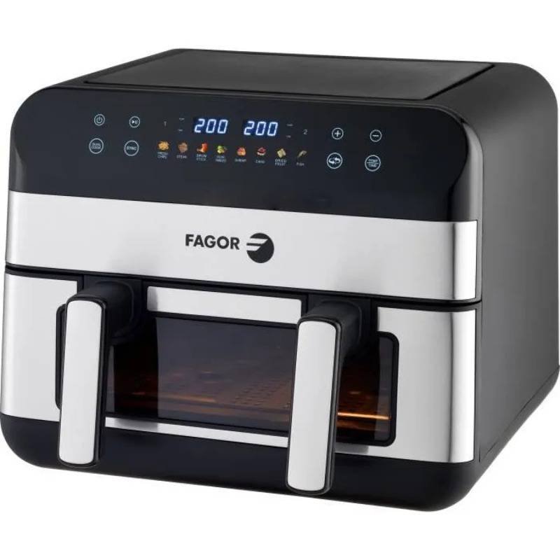 Friteuse Sans Huile FAGOR FGF10 2400W 10L 8 Programmes - Noir