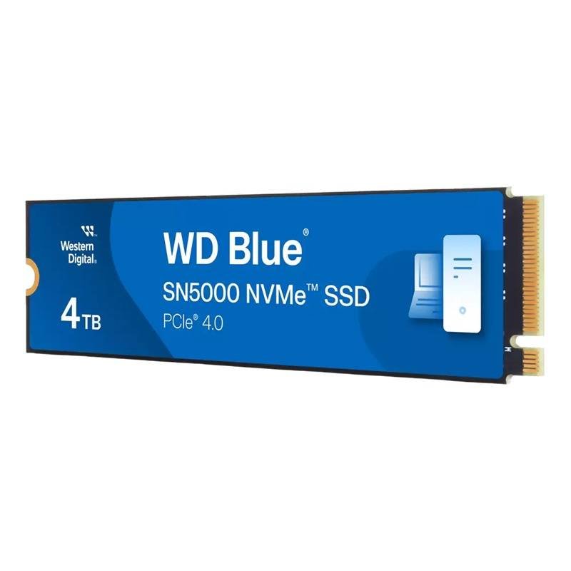 Disque Dur Interne WESTERN DIGITAL SN5000 4To SSD PCIe NVMe - Bleu
