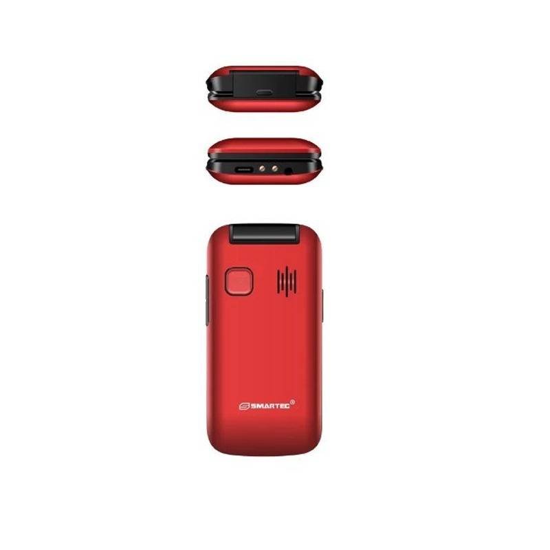Téléphone Portable SMARTEC F1 FLIP - Rouge