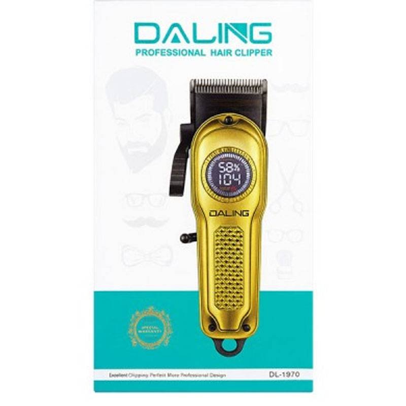 Tondeuse à Cheveux Rechargeable DALING DL-1870 - Gold