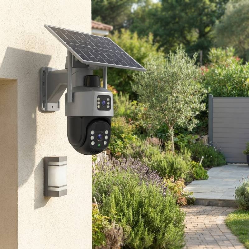 Caméra de Surveillance Extérieure TP15 5MP 4G avec Panneau Solaire