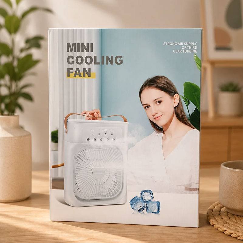 Ventilateur Brumisateur 2en1 Avec Réservoir d’Eau USB - Bleu