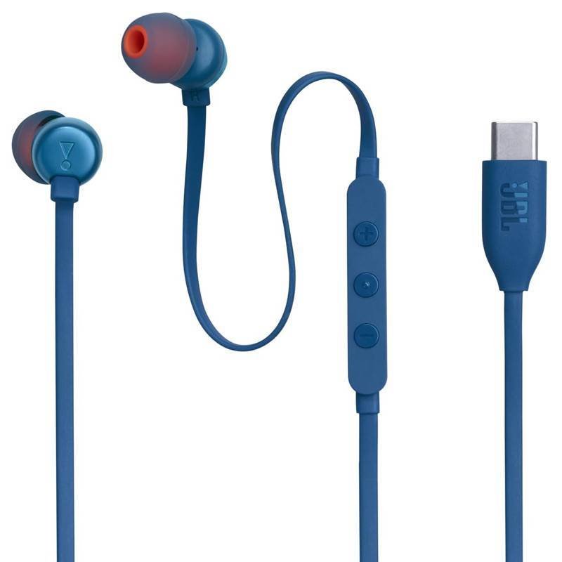 Écouteurs Filaires JBL T310C USB Type-C - Bleu