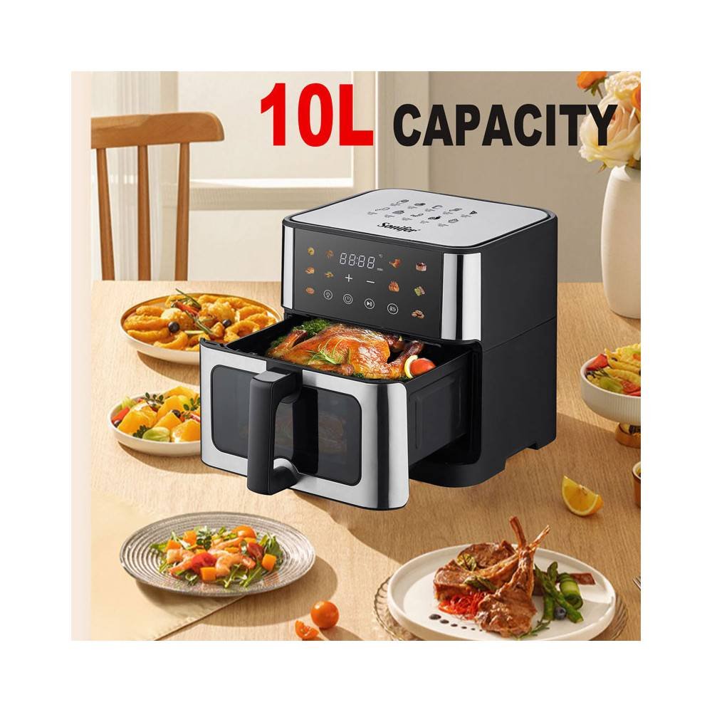 AIR FRYER SONIFER 10Litres / Noir et Silver/ SF-1042