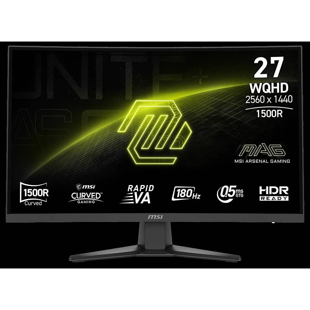 Écran Gaming MSI CURVED MAG 275CQF E18 27" WQHD 2K VA 180Hz 0.5ms 2HDMI/DP / Noir
