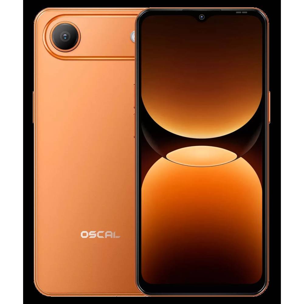 Smartphone OSCAL FLAT 3C | 4G/64G | Orange
