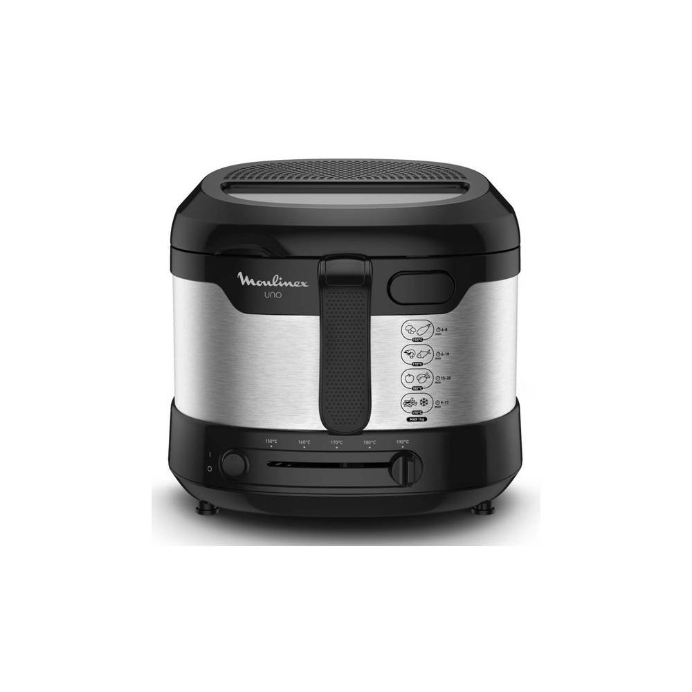Friteuse Moulinex Uno AF215D10 / Noir & Inox